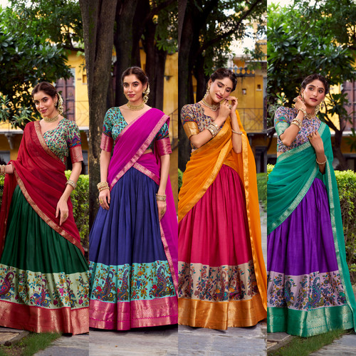 Women pichwai print lehenga - women,