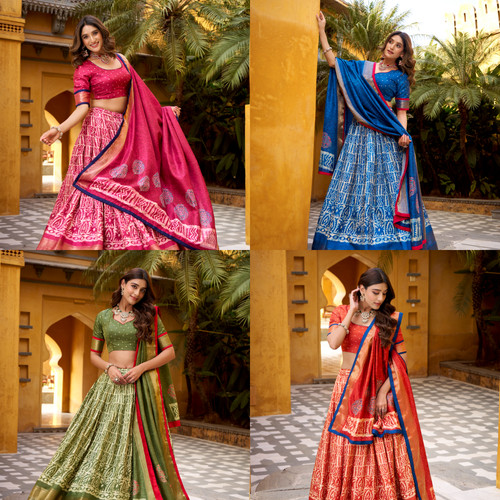 Women dola silk lehenga - women,